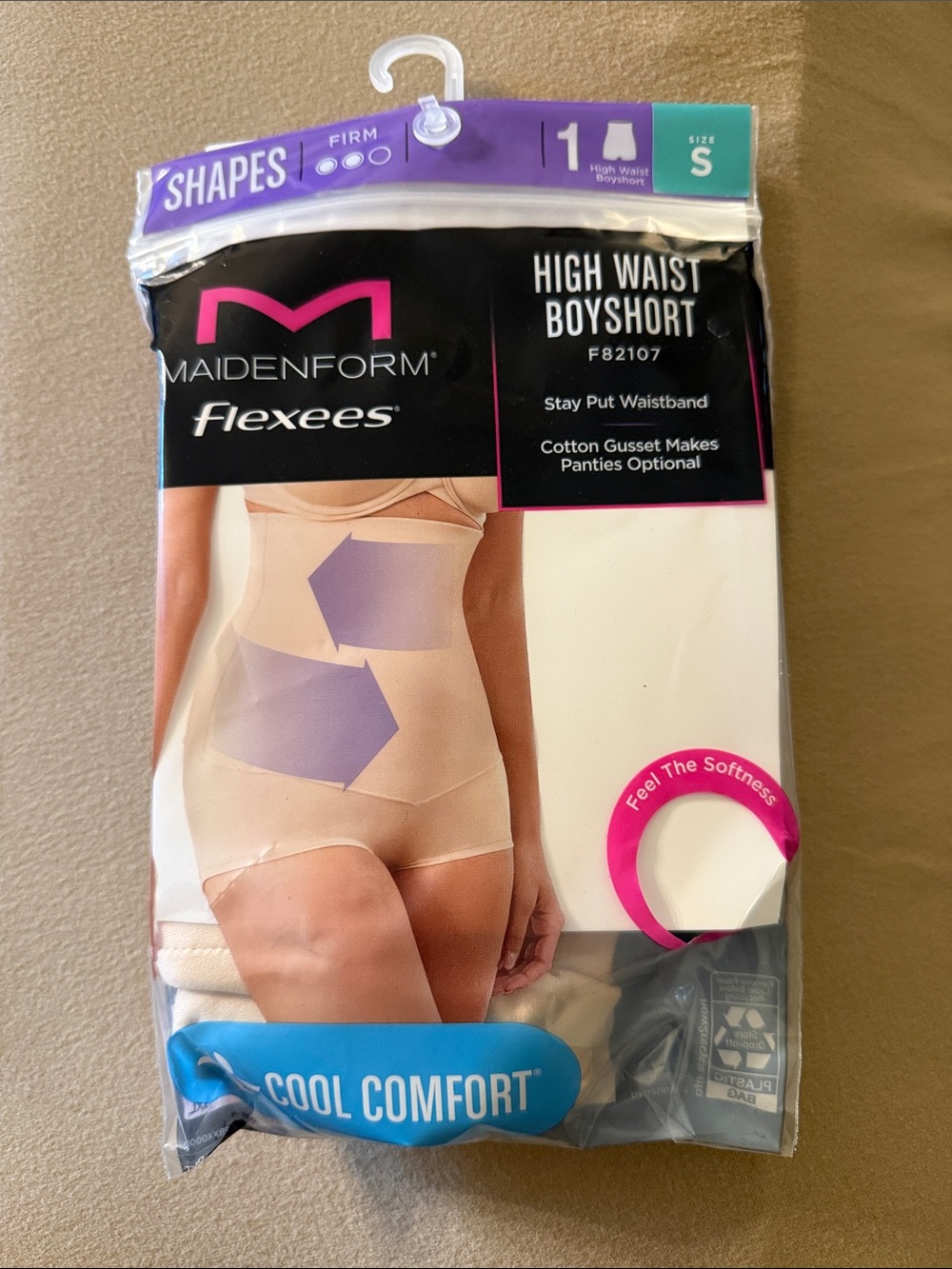 Maidenform Flexees High Waist Boyshort - Nude